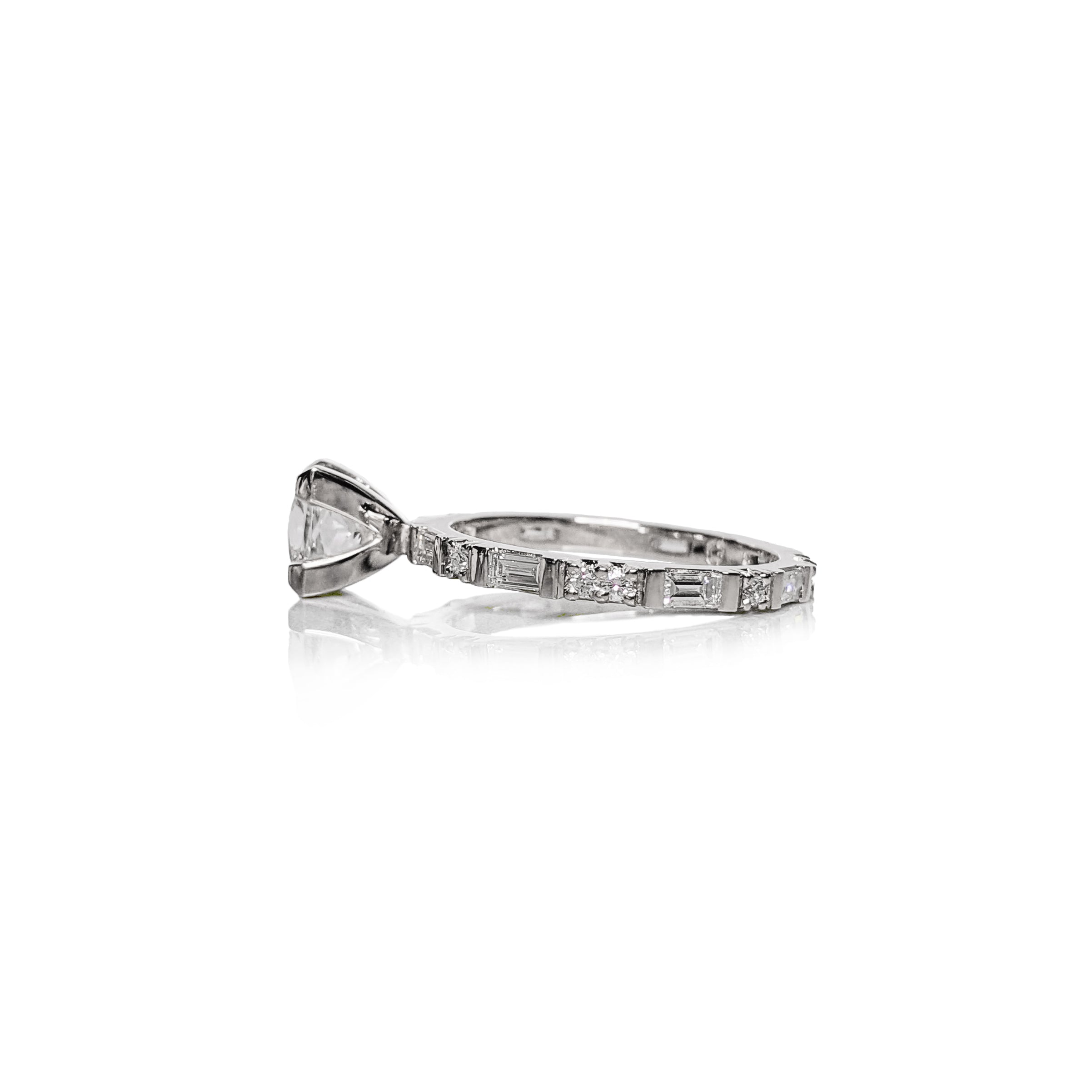 Baguette Princess Diamond Ring