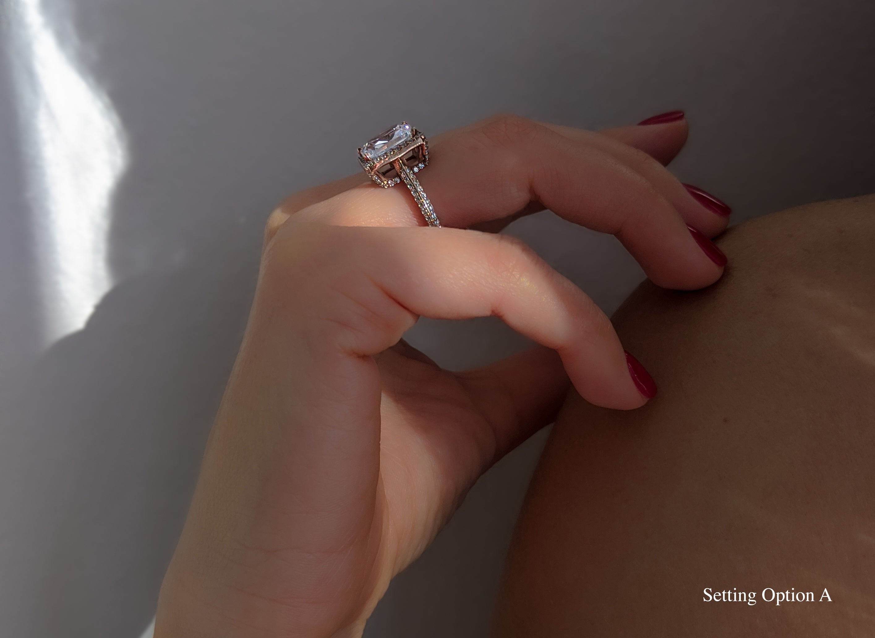 Radiant Engagement Ring