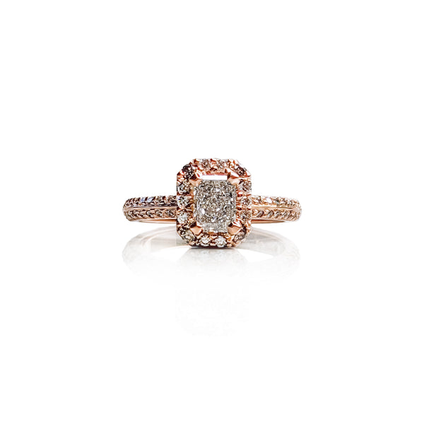 Radiant Engagement Ring