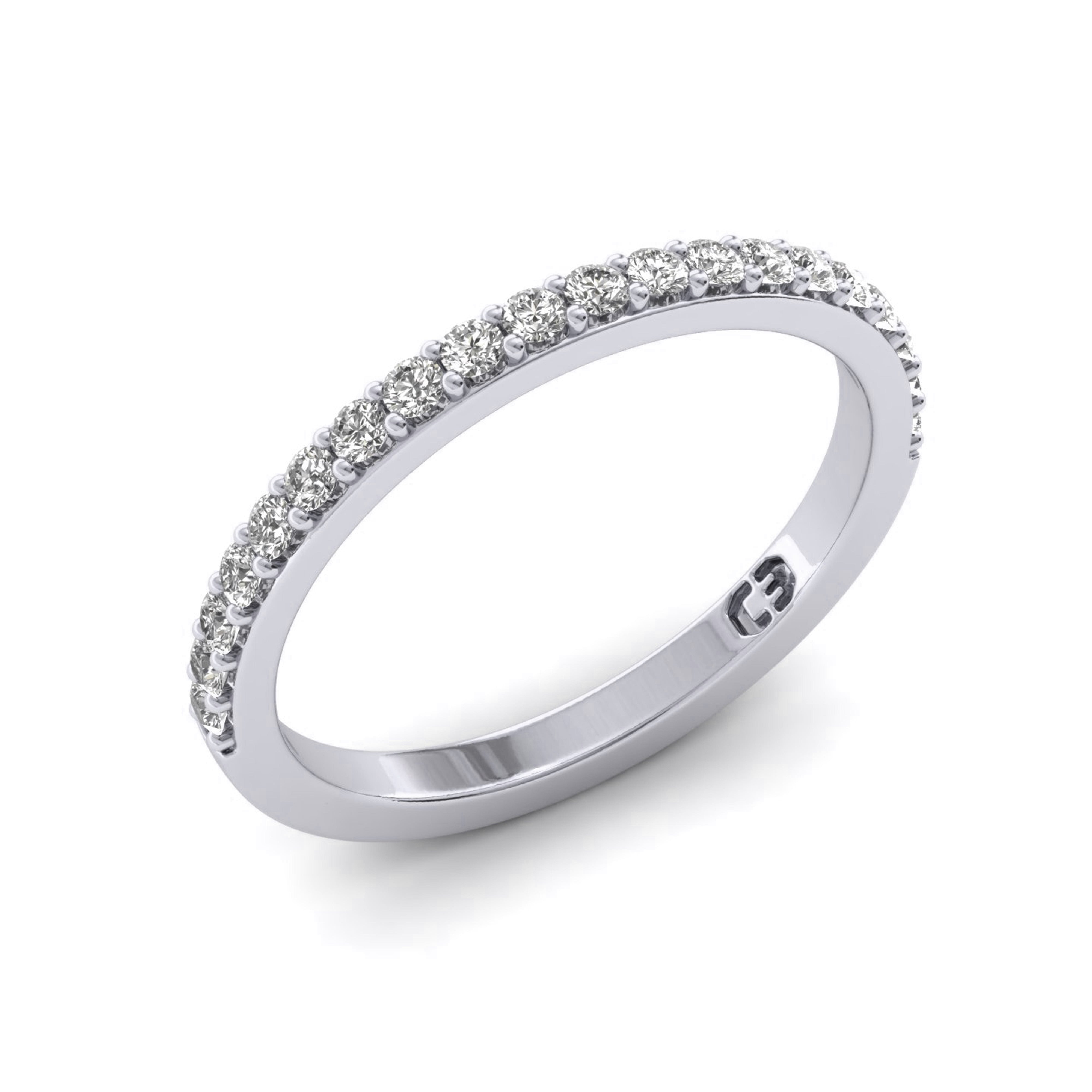 Shared Claw 1.5pt Eternity Ring