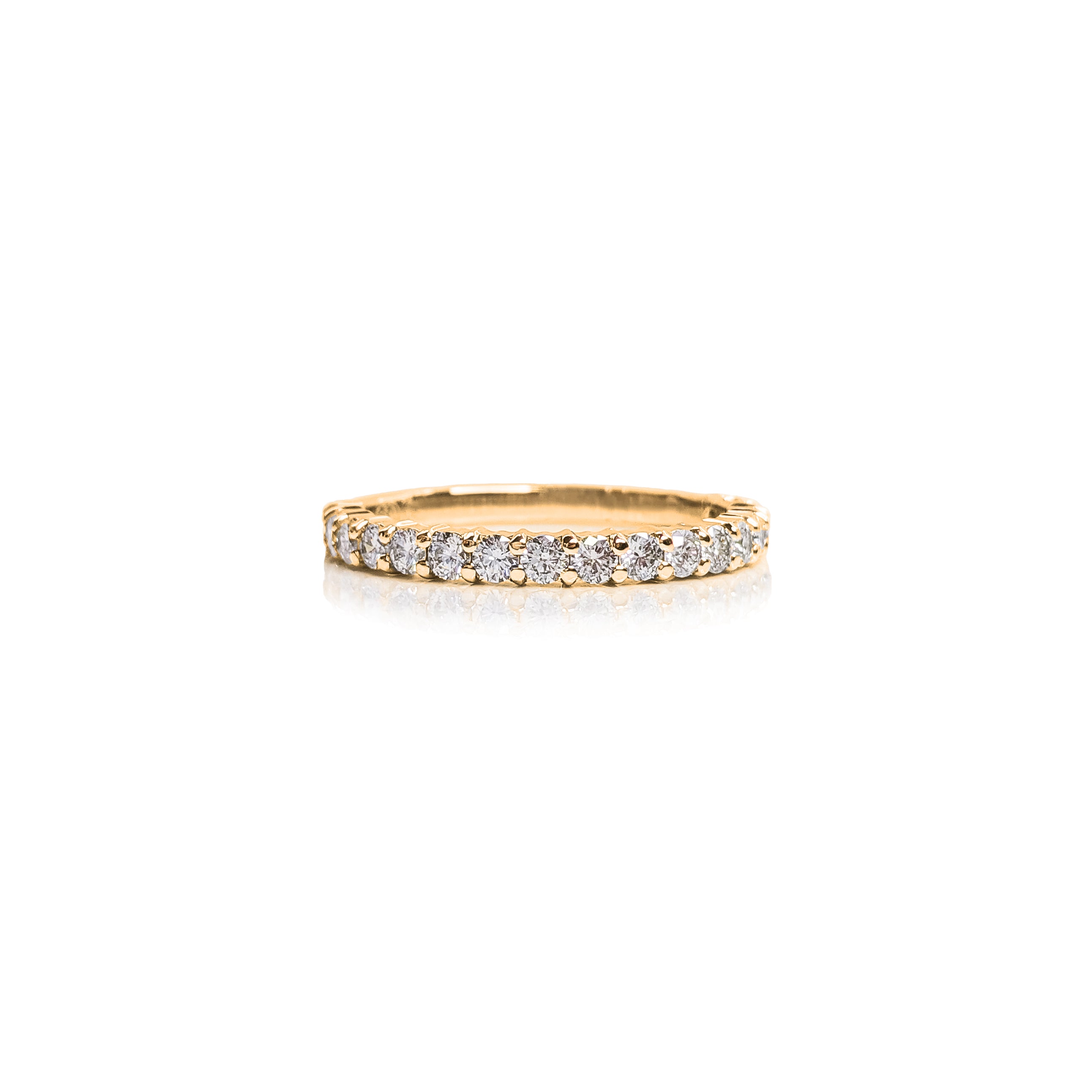 Shared Claw 2pt Eternity Ring