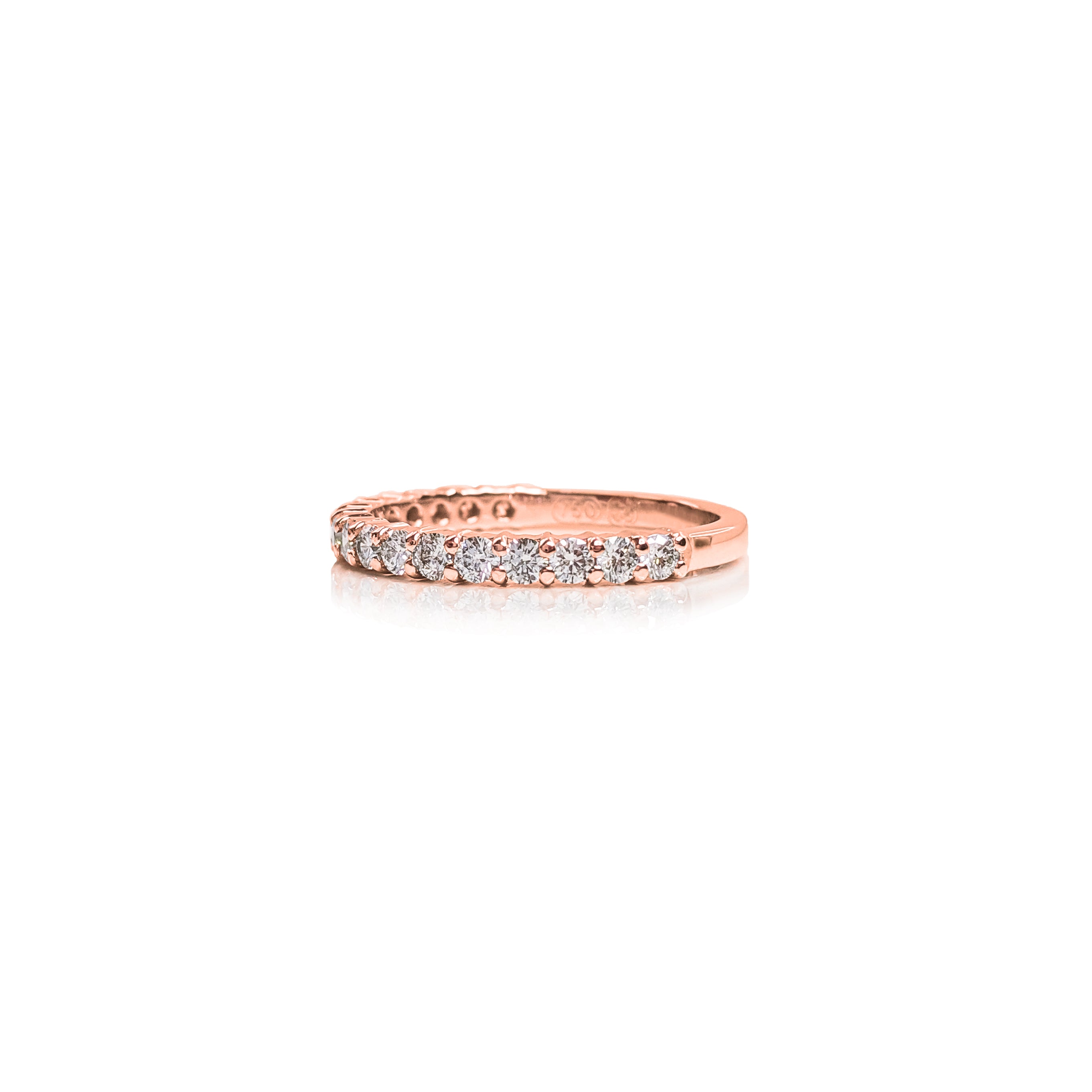 Shared Claw 2pt Eternity Ring