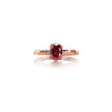Ruby Oval Vino Engagement Ring