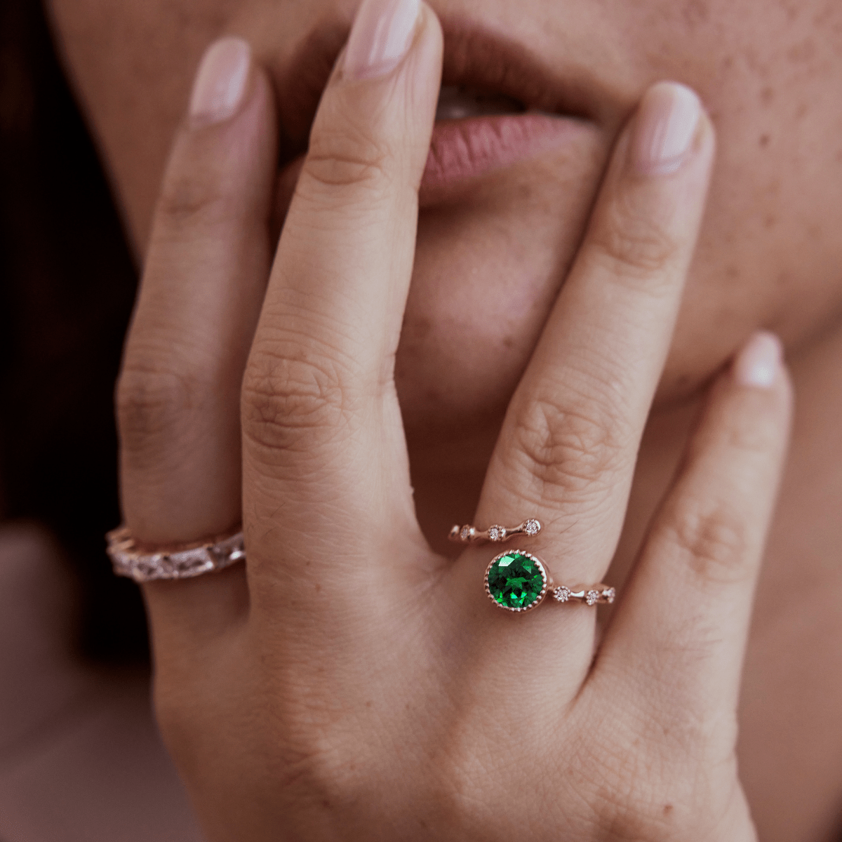EMERALD CITY ENGAGEMENT RING