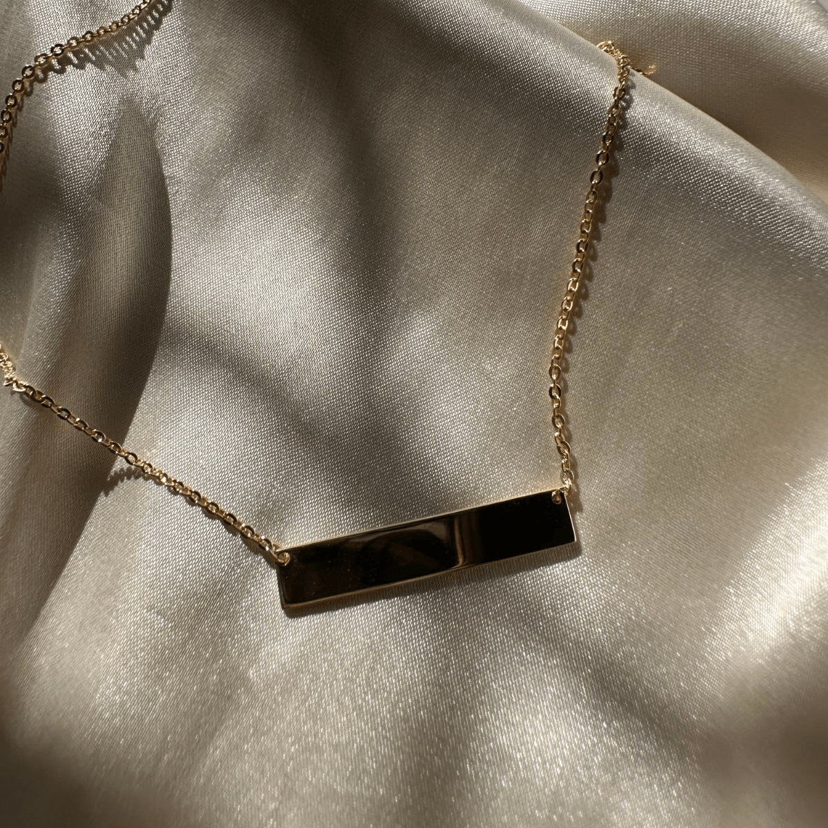 Gold Bar Necklace