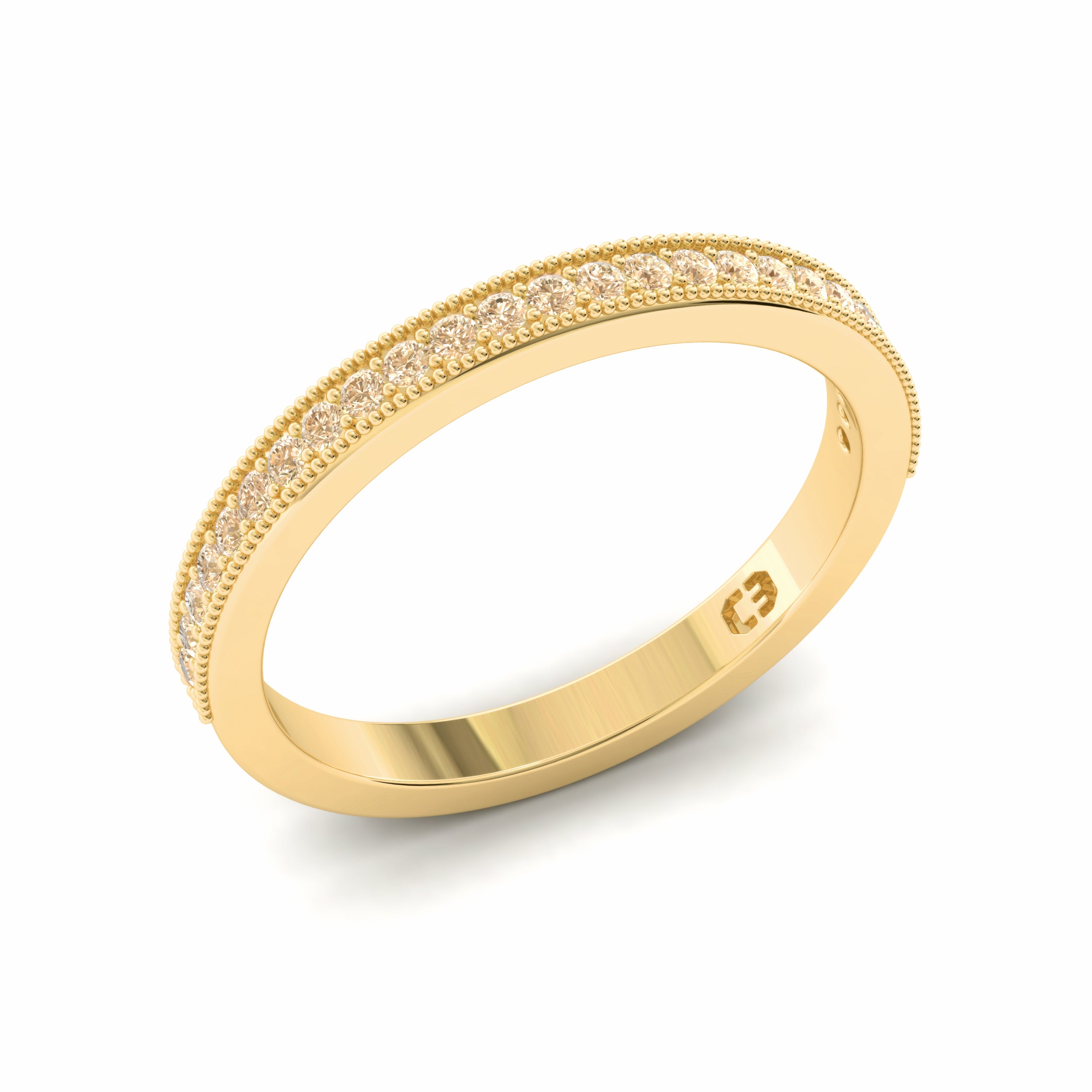 Rose Champagne Eternity Ring